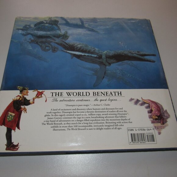 Dinotopia: The World Beneath by James Gurney – 1995 First Edition Hardcover w/DJ - Picture 2 of 6